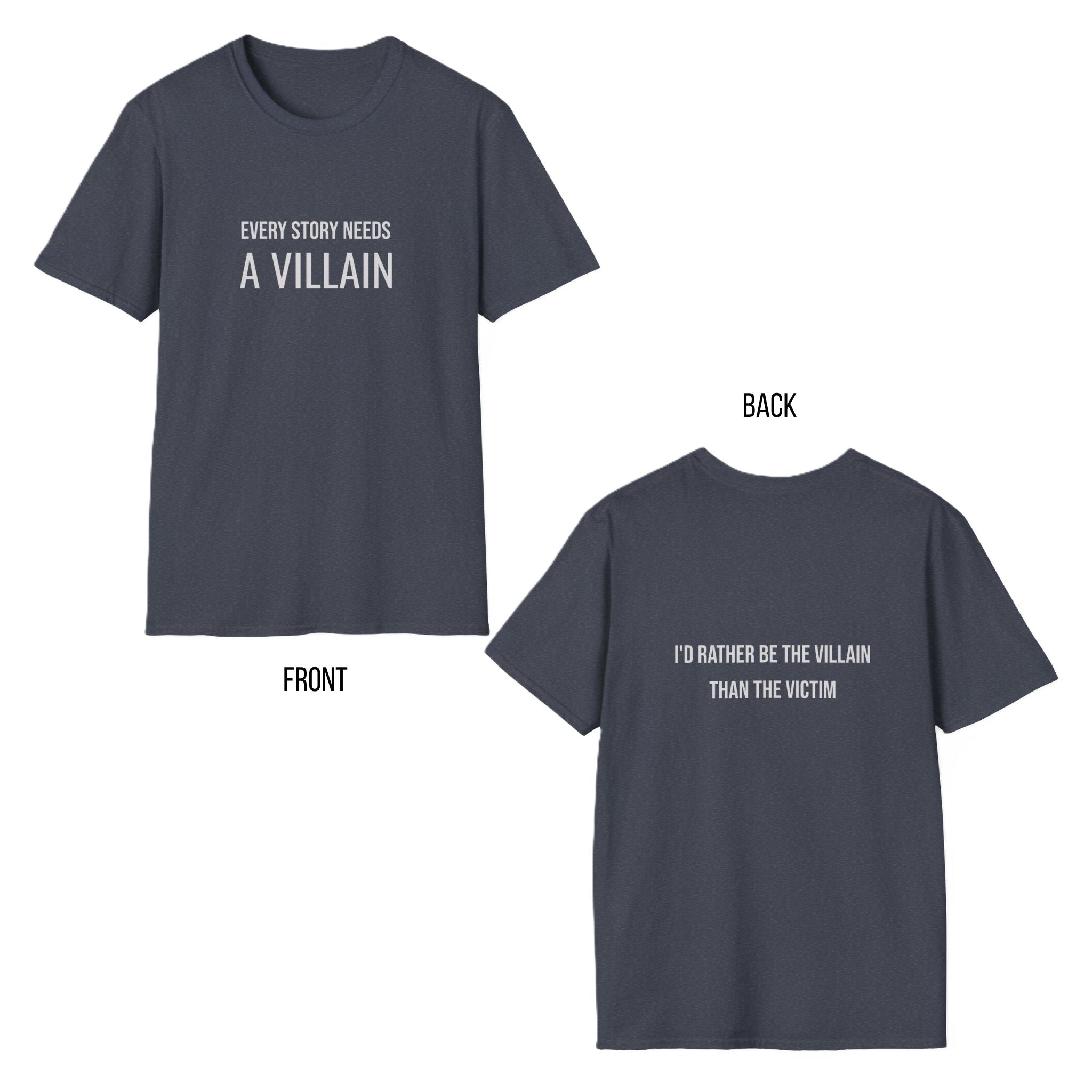 Villain Not A Victim Softstyle T-Shirt
