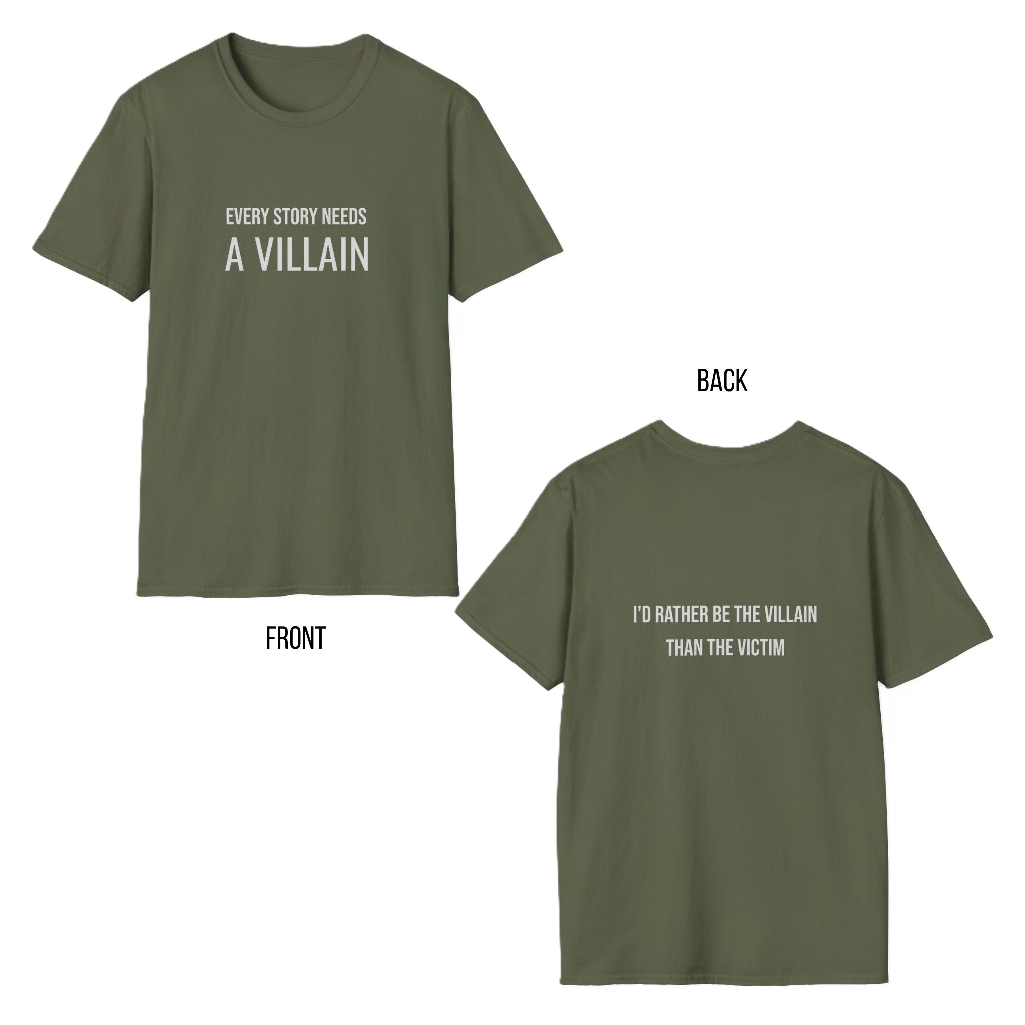 Villain Not A Victim Softstyle T-Shirt